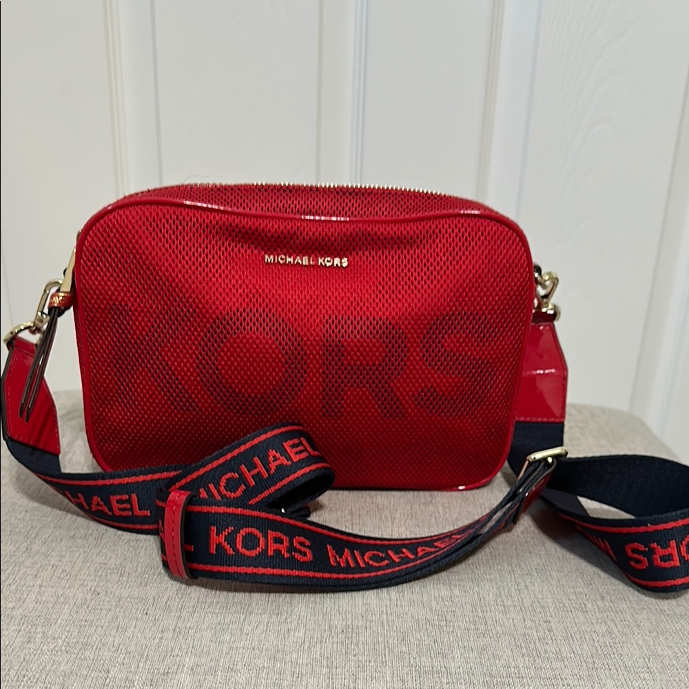 Michael Kors Vibrant Red Crossbody Bag